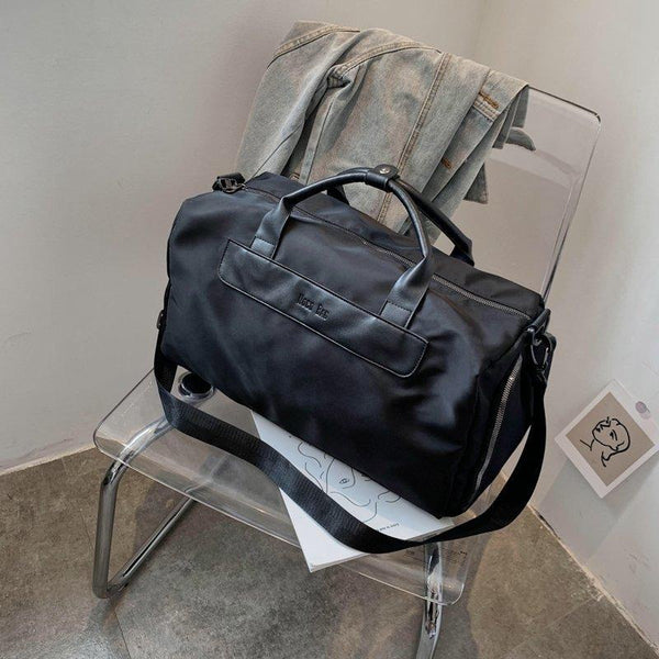 Large Sports Bag With Separate Shoe Compartment Grey Gym Bags