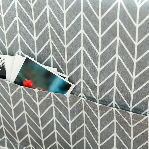 Kitchen Refrigerator And Washing Machine Dustproof Cover 55X130cm Gray Triangle Washing Machines