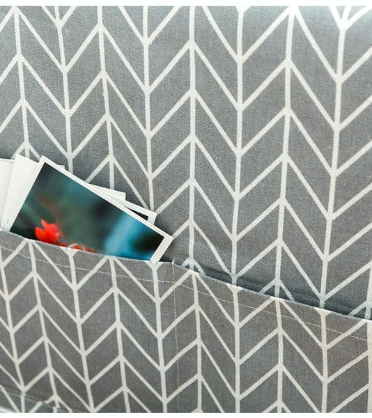 Kitchen Refrigerator And Washing Machine Dustproof Cover 55X130cm Gray Triangle Washing Machines