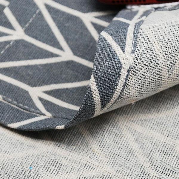 Kitchen Refrigerator And Washing Machine Dustproof Cover 55X130cm Gray Triangle Washing Machines