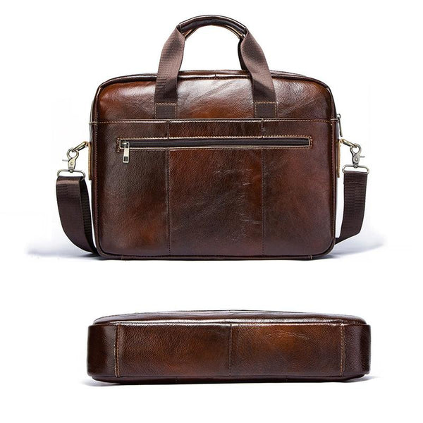 Retro Leather Messenger Bag For Men Brown Bags