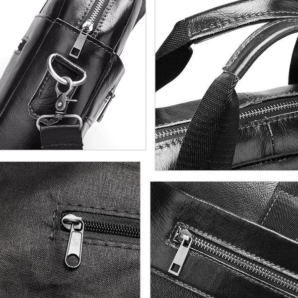 Retro Leather Messenger Bag For Men Brown Bags