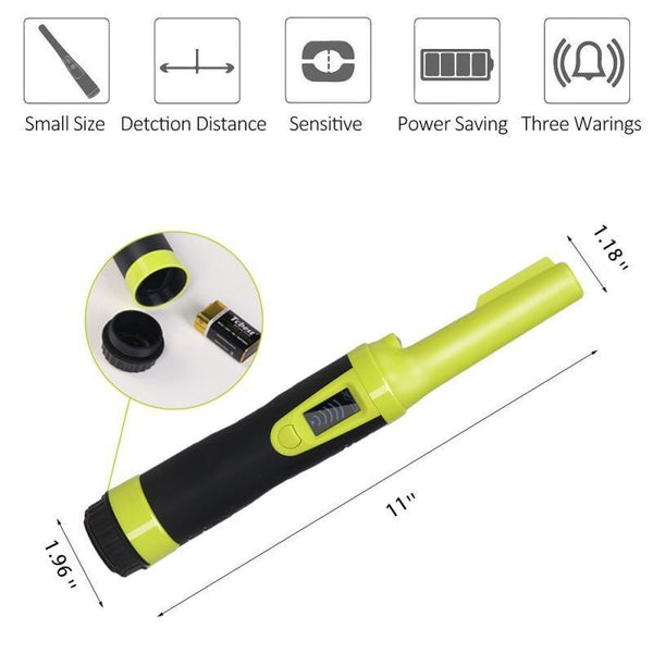 Waterproof Handheld Metal Detector With Lcd Display Orange Metal Detectors