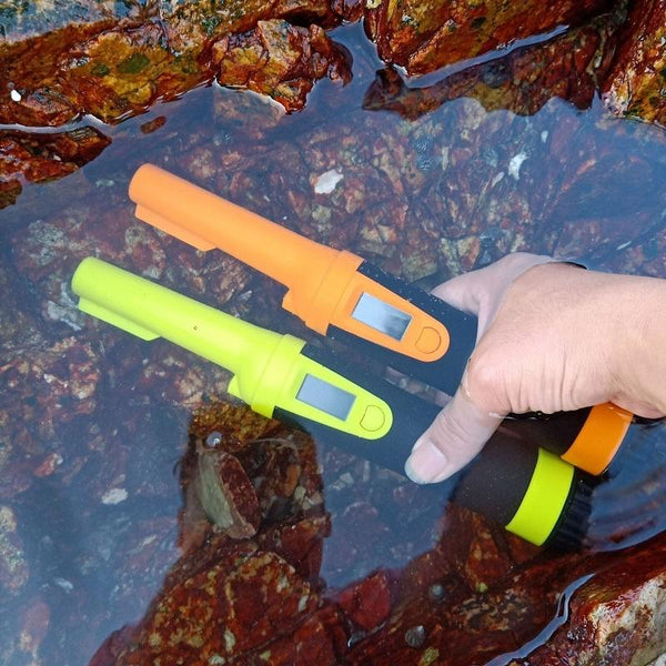 Waterproof Handheld Metal Detector With Lcd Display Orange Metal Detectors