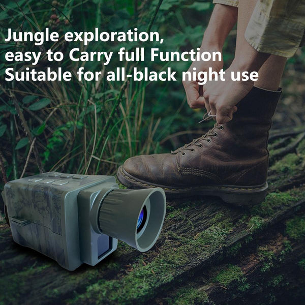 4K Hd Monocular Digital Night Vision For Outdoor Black Binoculars & Monoculars