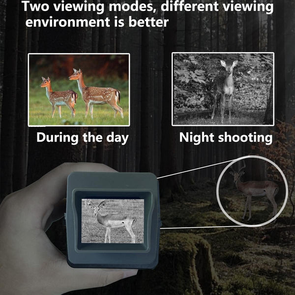 4K Hd Monocular Digital Night Vision For Outdoor Black Binoculars & Monoculars