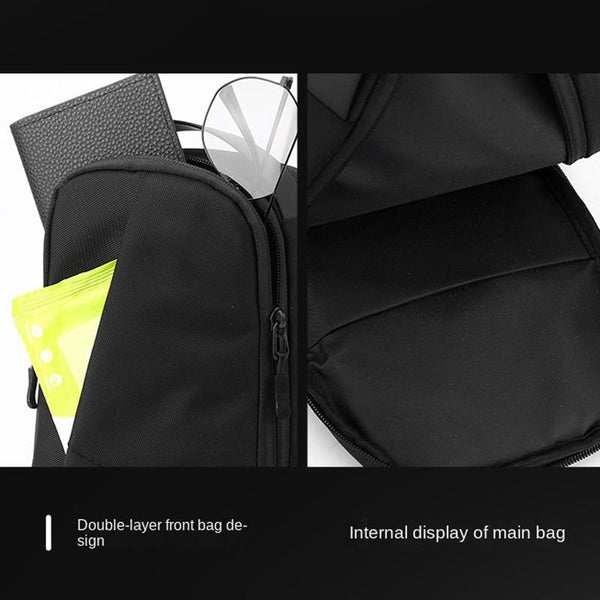 Oxford Cloth Chest Bag Shoulder Messenger Grey Bags