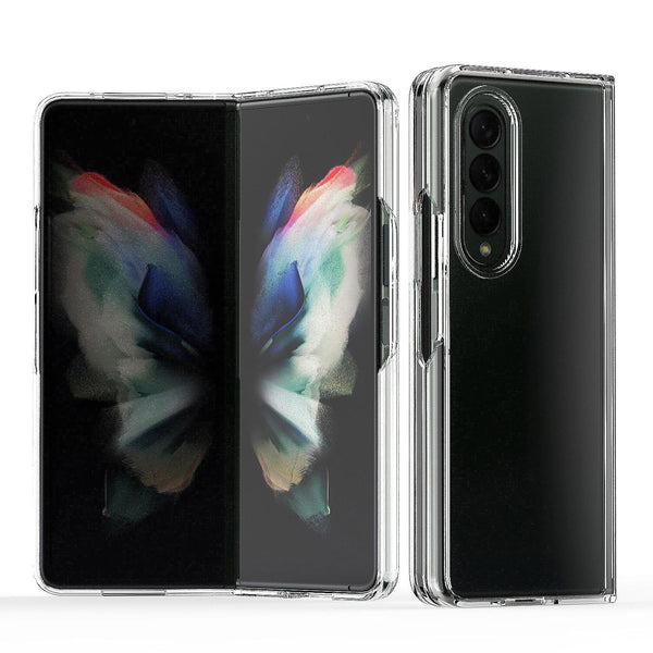 For Samsung Galaxy Z Fold4 5G Clear Acrylic Tpu Phone Case Black Cases Covers & Skins