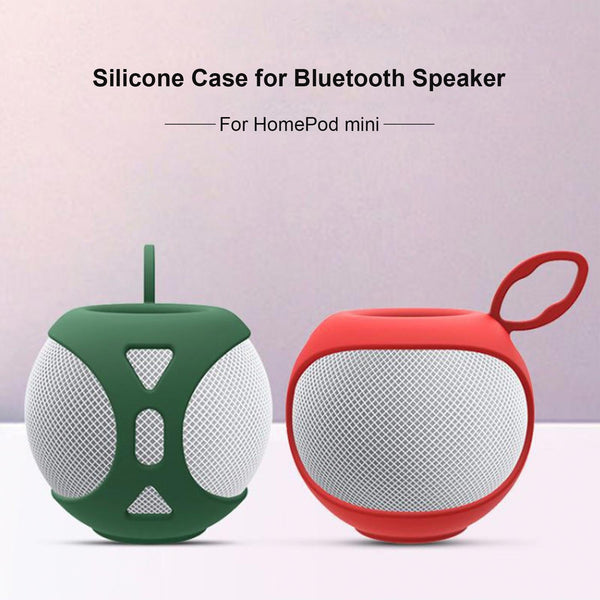 Soft Silicone Protective Cover For Apple Homepod Mini Speaker Red Cases Covers & Skins