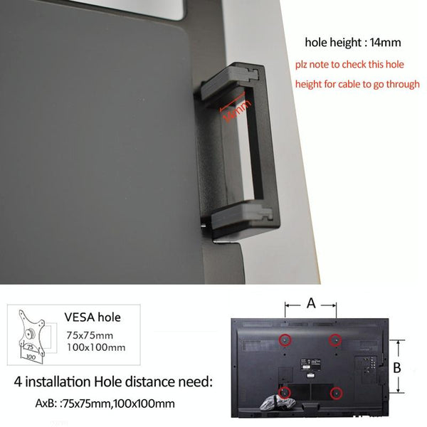 Desktop Stand For 17 32 And 12 Monitors Aluminum Silver Monitor Mounts & Stands