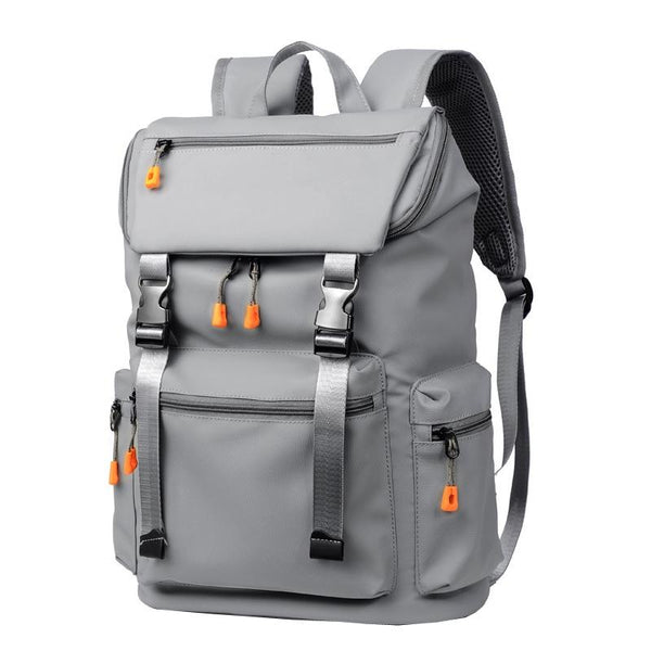 Men Business Travel Backpack Spacious And Stylish Grey Backpacks