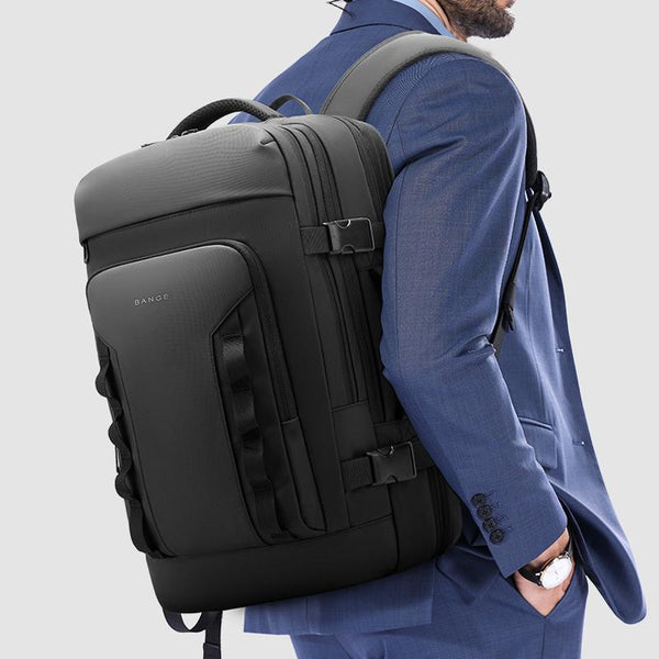 Large Capacity Business Backpack For Men Gray Bags