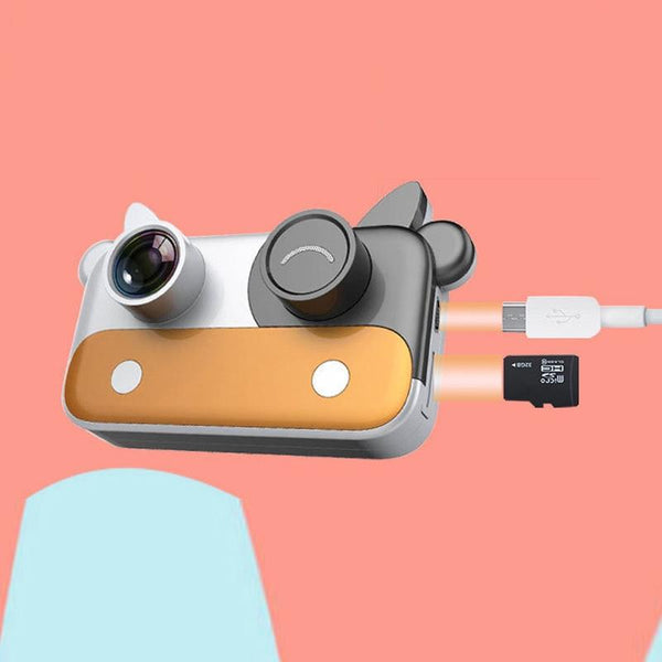 Mini Cartoon Digital Camera For Kids With Wifi Blue Digital Cameras