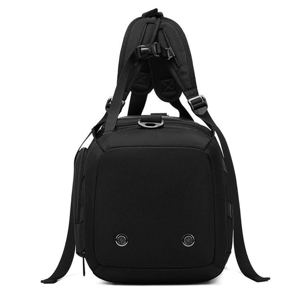 Separate Wet / Dry Large Gym Bag Black Gym Bags