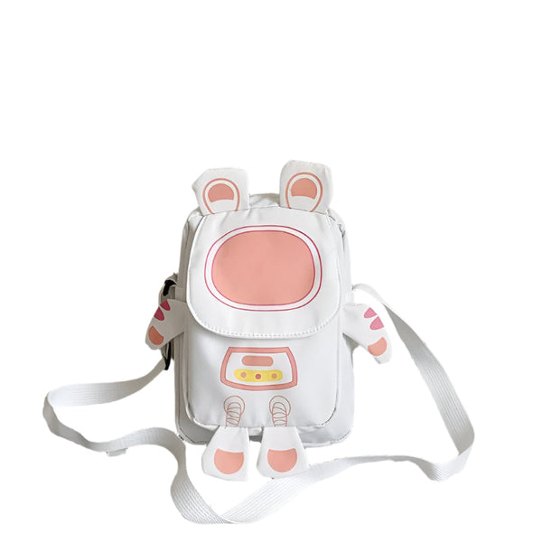 Lightweight Cartoon Crossbody Bag For Students Purple Women's Bags & Handbags