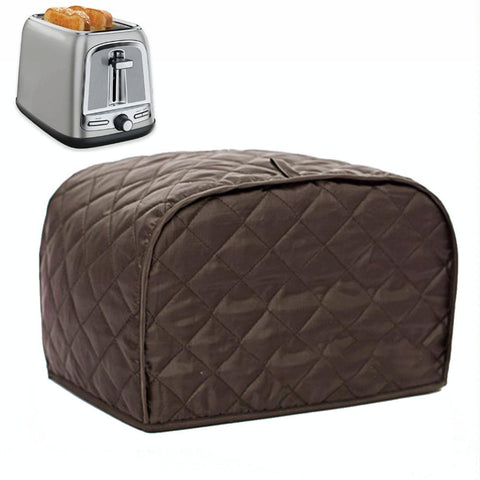 Small Home Bread Maker Dust Cover Polyester Material Dark Brown Bread Makers
