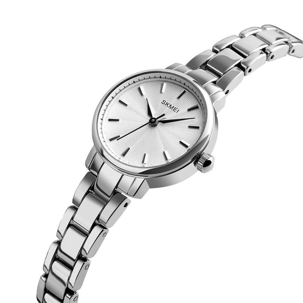 Fashion Women Quartz Watch With Steel Band Business And Leisure Silver Watches