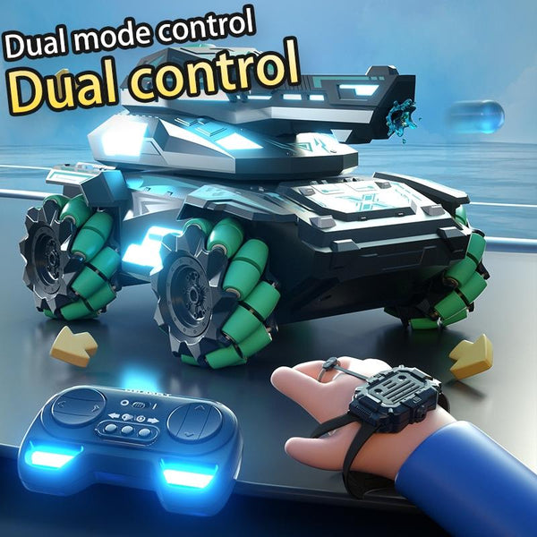 Stunt Water Bomb Battle Armor Rc Car 2.4G Dual Control Red Single Rc Model Vehicles