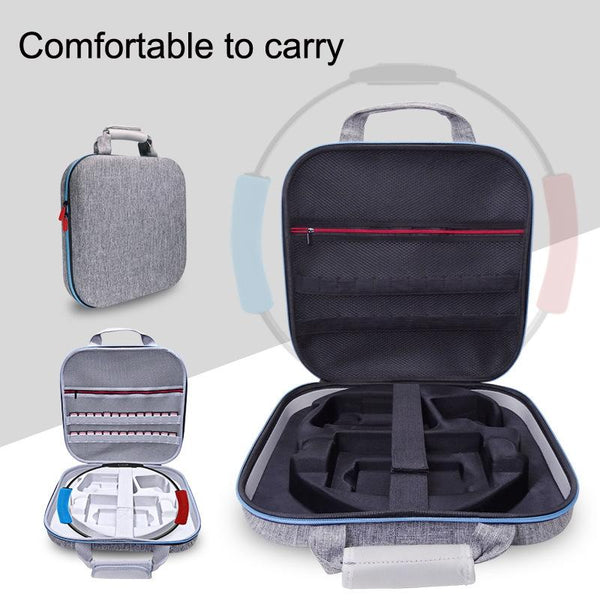 Nintendo Switch Fitness Ring Storage Bag Hard Shell Black Bags Skins & Travel Cases
