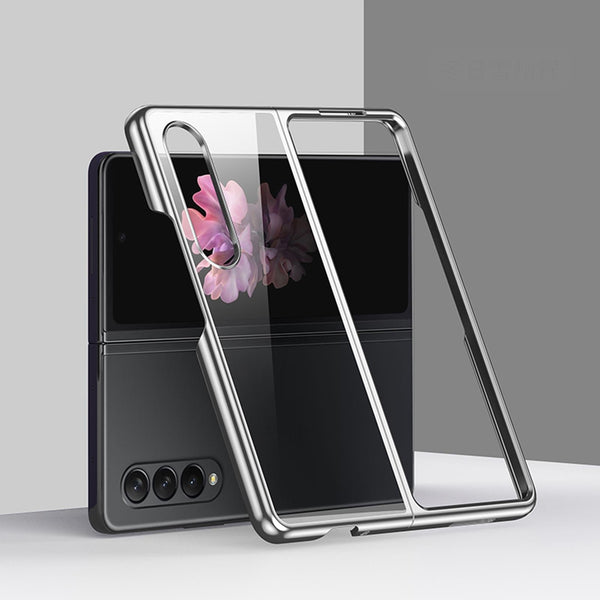 For Samsung Galaxy Z Fold4 5G Shockproof Electroplated Case Samsung Fold 4 Gold Cases Covers & Skins