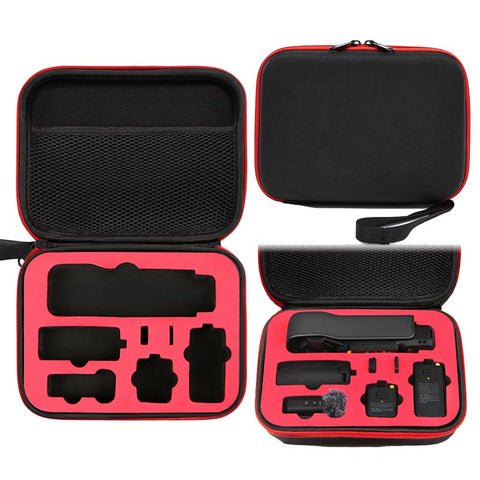 Dji Pocket 3 Camera Handbag Storage Bag_Black Shell Red Inner Camera Cases Bags & Covers