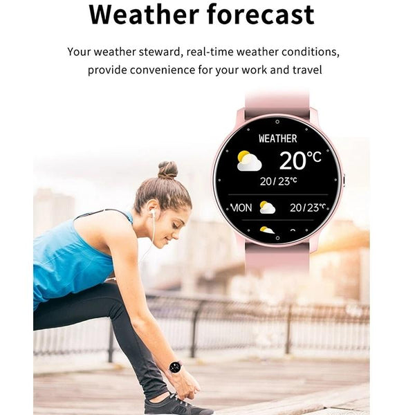 Smart Watch With Heart / Bp Oxygen Sleep Monitoring Ip67 Waterproof Blue Smart Watches