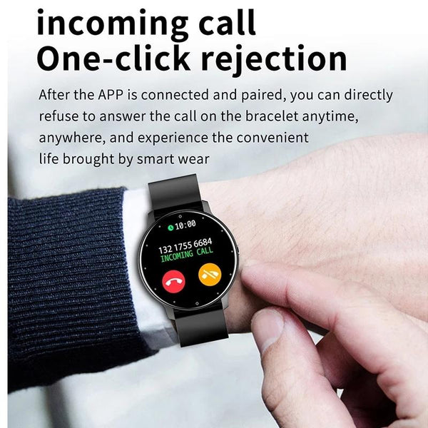 Smart Watch With Heart / Bp Oxygen Sleep Monitoring Ip67 Waterproof Blue Smart Watches