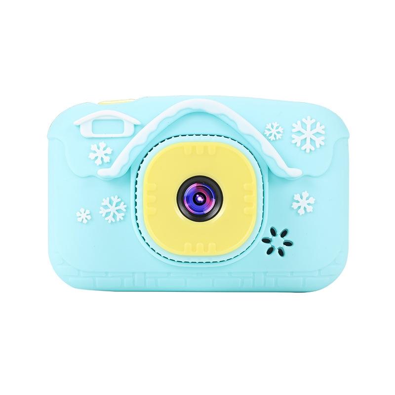 Blue Mini Children Camera With 2.0 Hd Screen V8 Digital Toy Digital Cameras