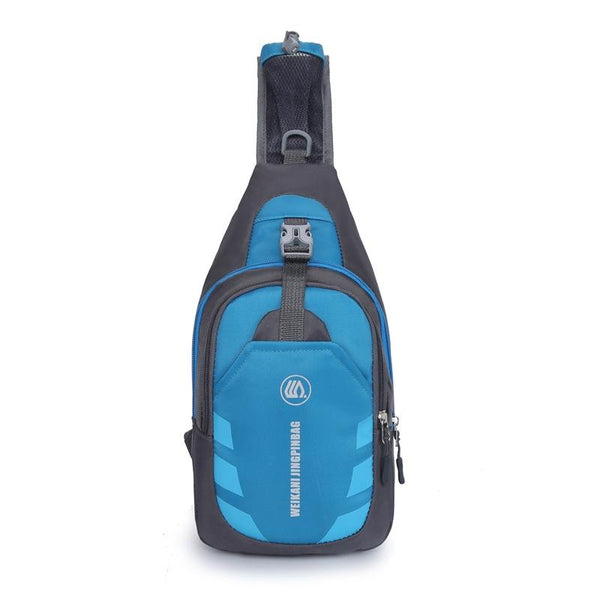 Blue Single Shoulder Mini Chest Bag For Outdoor Sports Women's Bags & Handbags
