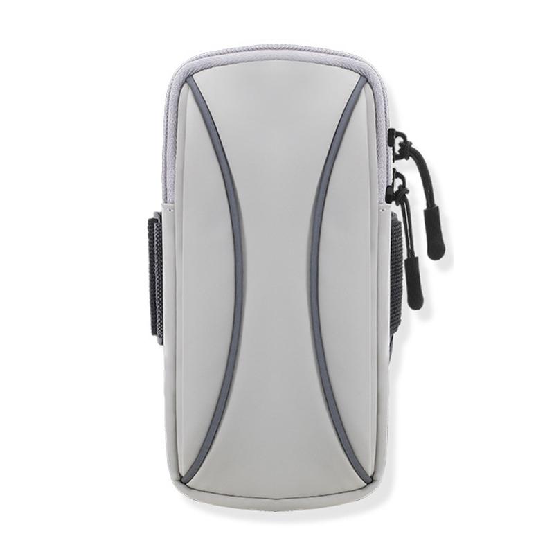 Waterproof Running Arm Bag For Mobile Phones Pouch Outdoor Activities Grey Bags
