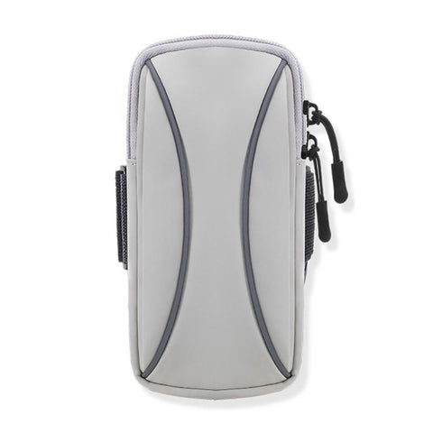 Waterproof Running Arm Bag For Mobile Phones Pouch Outdoor Activities Grey Bags
