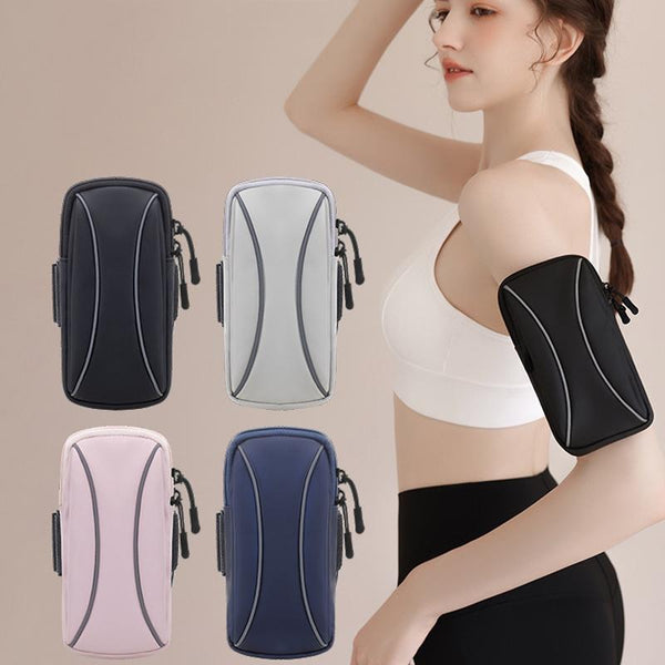 Waterproof Running Arm Bag For Mobile Phones Pouch Outdoor Activities Grey Bags