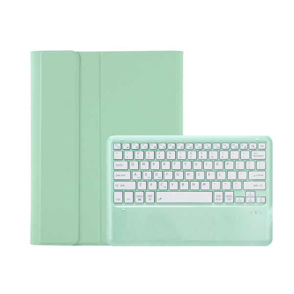 Detachable Bluetooth Keyboard Leather Case For Ipad Pro 12.9 2021 / 2020 2018 With Pen Slot Pink Keyboards