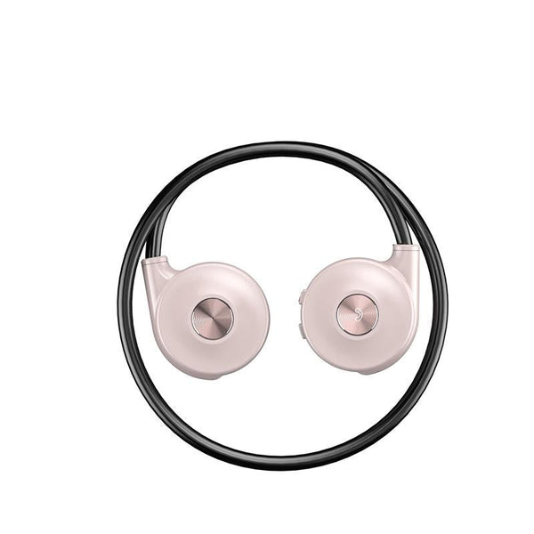 Bluetooth Earphones With Stereo Vibration Pink Earbuds