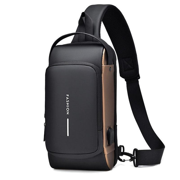 Waterproof Usb Crossbody Backpack For Sports Black Daypacks