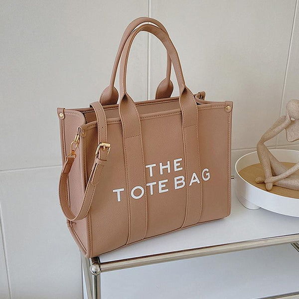 Stylish Pu Leather Crossbody Tote For Women Small Khaki Women's Bags & Handbags