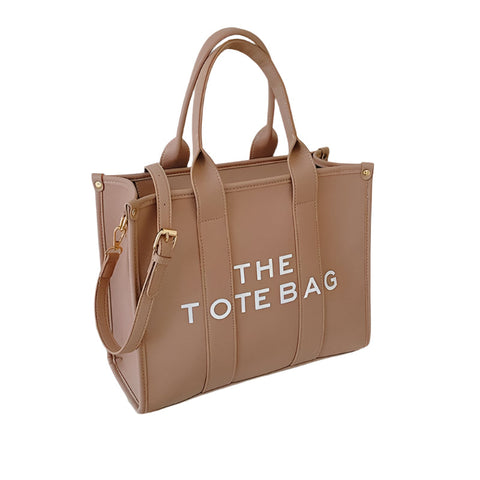 Stylish Pu Leather Crossbody Tote For Women Small Khaki Women's Bags & Handbags