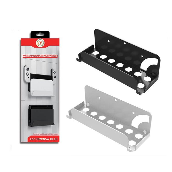 Oled Console Wall Mount Compact Design Black Mounts & Stands