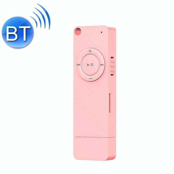 Bluetooth Mp3 Player With U Disk Design 32Gb Memory Pink Ipods & Mp3 Players
