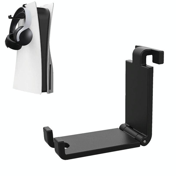Sony Ps5 Game Console Headphone Storage Rack With Gamepad Hanger Black Controllers & Attachments