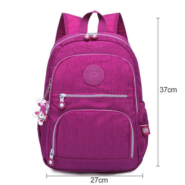 Versatile Teen Backpack For School & Travel 27X13x37cm Red Backpacks & Bags