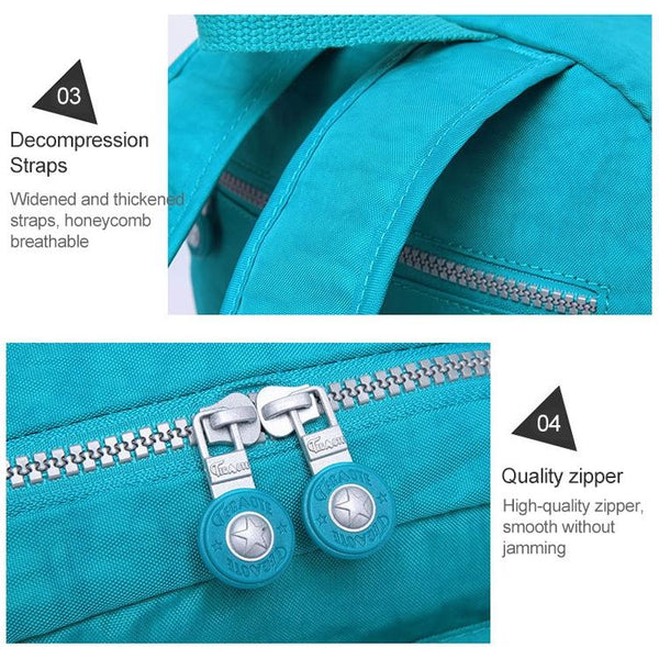 Versatile Teen Backpack For School & Travel 27X13x37cm Red Backpacks & Bags