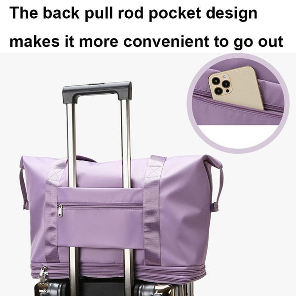 Waterproof Fitness Bag Large Size Gray Gym Bags