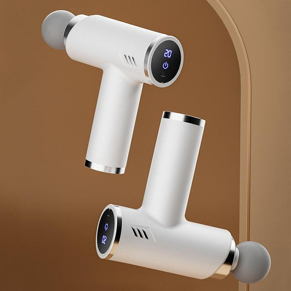 Silent Fascia Gun For Muscle Relaxation High Frequency Vibration Massager_Yellow Massagers