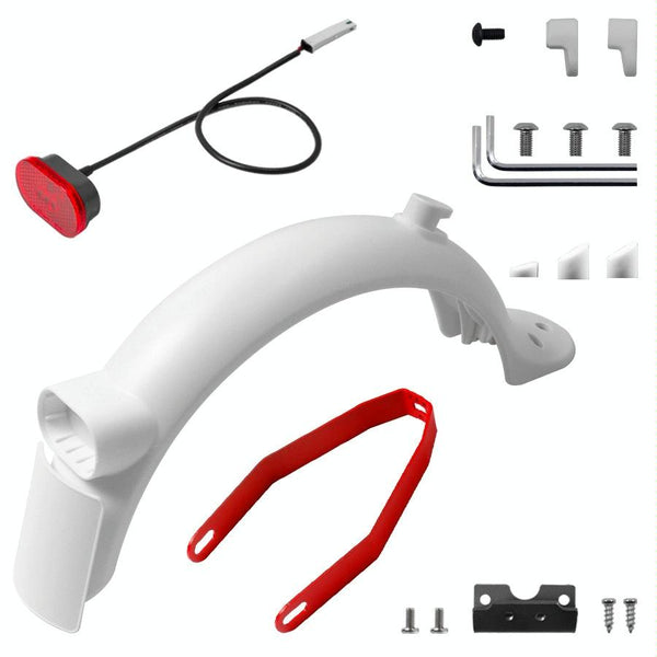 Xiaomi M365 Pro 2 Electric Scooter Rear Fender Bracket With Tail Light And Tool Set Red Suit Fenders & Mud Guards
