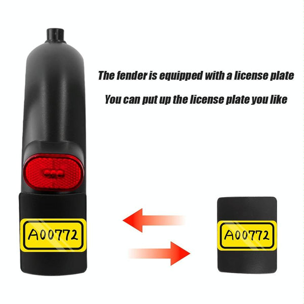 Xiaomi M365 Pro 2 Electric Scooter Rear Fender Bracket With Tail Light And Tool Set Red Suit Fenders & Mud Guards