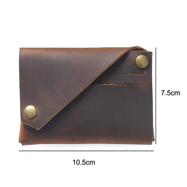 Leather Card Holder For Bank Cards Black Yellow Brown Business Card Holders