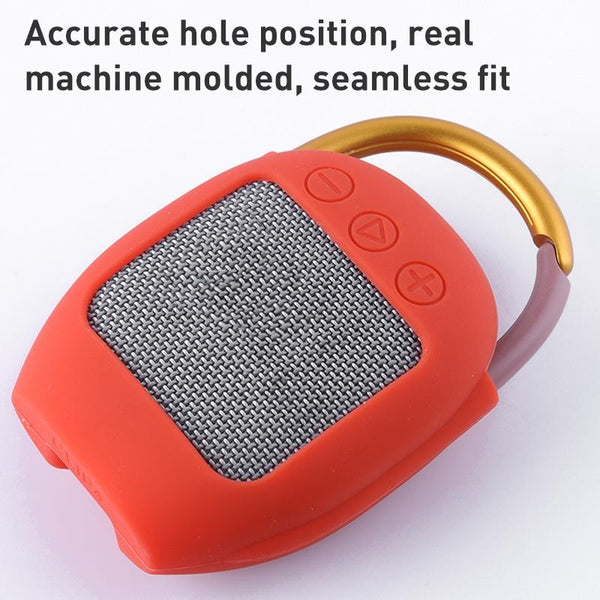 Silicone Protective Case For Jbl Clip 4 Bluetooth Speaker Red Cases Covers & Skins
