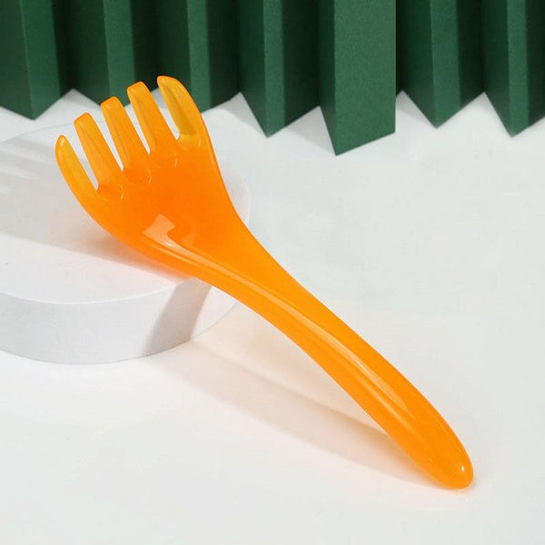 Stress Reducing Massage Comb 5 Claws Meridian Therapy Yellow Other Massage
