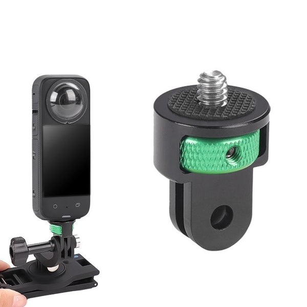 Universal 1 / 4 Inch Screw Action Camera Adapter Adjustable_Green Black Cables & Adapters